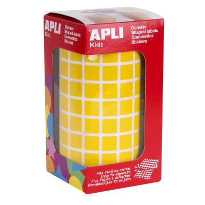 GOMMETTES JAUNE 10,0 MM ROUL