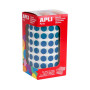 GOMMETTES BLEU 10,5 MM ROUL