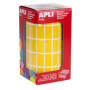 GOMMETTES JAUNE 20X10 MM ROUL