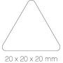 GOMMETTES ROUGE 20,0 MM ROUL