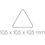 GOMMETTES ROUGE 10,5 MM ROUL