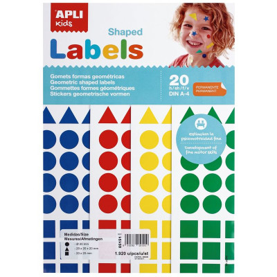 GOMMETTES 20MM 20 FLLES A4 PTE