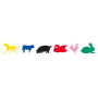 GOMMETTES ANIMAUX FERME 12F.P.         OB