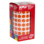 GOMMETTES ROND ORANG 10,5ROUL