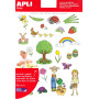 GOMMETTES ENLEV PRINTEMPS  12F