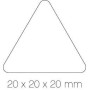 GOMMETTE TRGL ORANGE 20MM ROUL