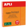 NOTES 75X75 ORANGE VIF