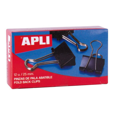 Boite 12 PINCES A CLIP 25MM