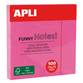 NOTES 75X75 ROSE VIF