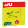 NOTES 75X75 JAUNE VIF