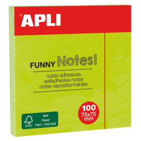 NOTES 75X75 VERT VIF
