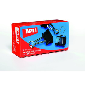 Boite 12 PINCES A CLIP 32MM