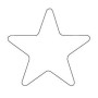 ROUL 1416 GOMMET 19,5MM ETOILES OR