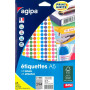 ETUI A5 2058 Etiquettes COUL/ASSOR 8MM