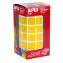 ROUL 2832 GOMMET CARRE 15X15MM JAUNE