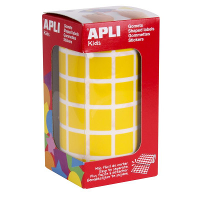 ROUL 2832 GOMMET CARRE 15X15MM JAUNE