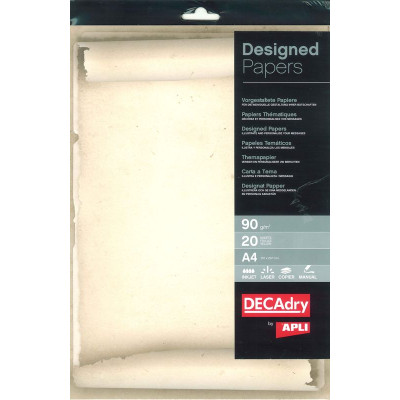 B.PAPIER THEMAT PARCHEMIN 90G.20F A4