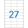 P. 270 Etiquettes PRE-DECOUPEES 65x33MM 185G