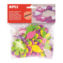 SACH MOUSSE FLEURS PAILLET ADH 48U