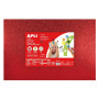 MOUSSE EVA ROUGE PAILLET 400X600X2MM 1F