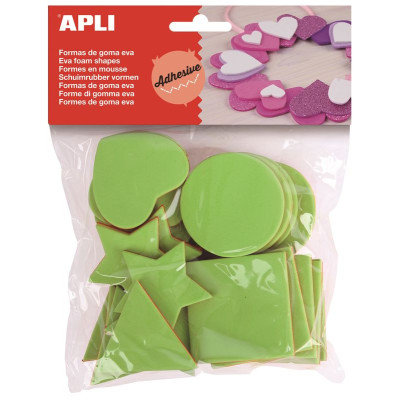 SACH MOUSSE FORMES GEOM TRICOLORE 25UOB