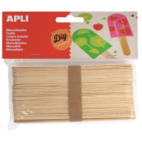 SACH 40 BATONS BOIS NATUREL 150X18MM