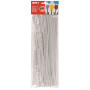 SACH 50 CHENILLES BLANC 30CM