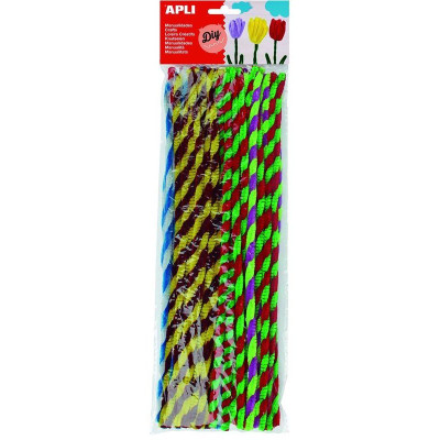 SACH 50 CHENILLES TWIST COUL ASS 30CM
