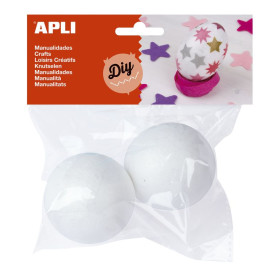 SACH 2 BOULES POLYSTYRENE D70MM