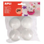 SACH 4 BOULES POLYSTYRENE D50MM