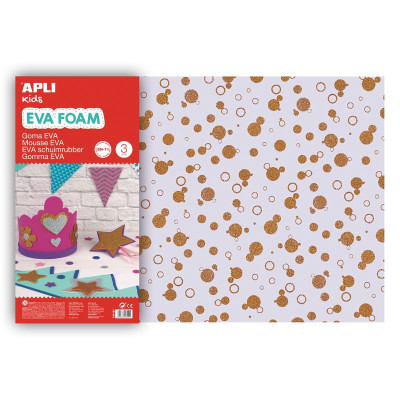SACH MOUSSE IMP POIS DORES 400X600X2M 1F