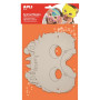 SACH MASQUE CARTON ANIMAUX 6U