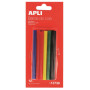 RECH. PISTOLET COLLE COULEUR 7,5MM 12U
