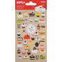 P 1F STICKERS RESINE GATEAUX           OB