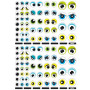 P 3F 312 GOMMET ENL YEUX BLEU/VERT