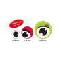 P 3F 312 GOMMET ENL YEUX ROSE/ORANGE