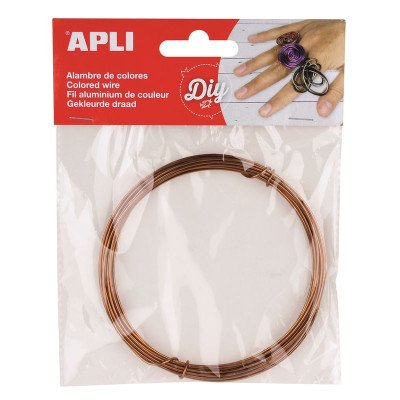 SACH FIL METAL ALU 1,5MM X 5M CUIVRE