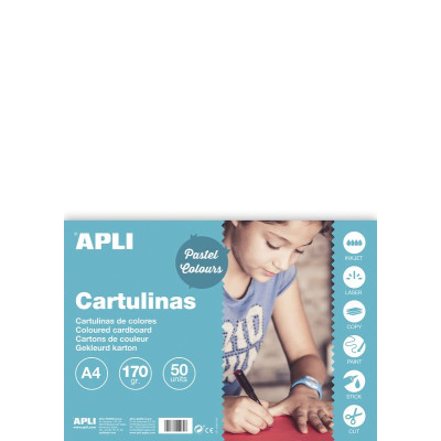 SACH. CARTON 170G A4 50F BLANC
