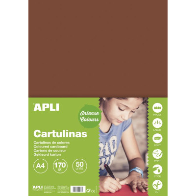 SACH. CARTON 170G A4 50F MARRON