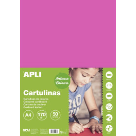 SACH. CARTON 170G A4 50F FUCHSIA