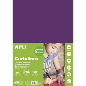 SACH. CARTON 170G A4 50F VIOLET