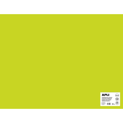 SACH CARTON 170G 50X65CM 25F VERT FLUO