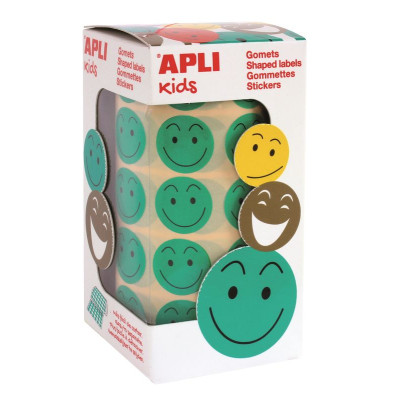 GOMMETTES SOURIRES VERTS ENL 20,0MM ROUL