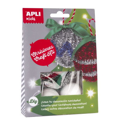 Boite KIT CREATIF 2 BOULES DE NOEL     OB