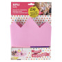 P.ANNIVERSAIRE COURONNE MOUSSE-ROSE 1U