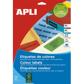 P 280 Etiquettes MU VERT 99,1X38,1