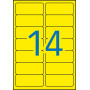 LAS/COP JAUNE FLUO 99,1 X 38,1 20F