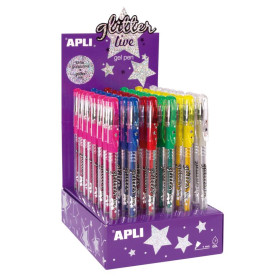 STYLOS ENCRE GEL GLITTER COL.          OB