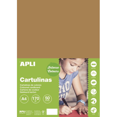 SACH. CARTON 170G A4 50F NOISETTE