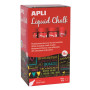 CRAIE LIQ EFFACABLE ROUGE 5,5MM 12U
